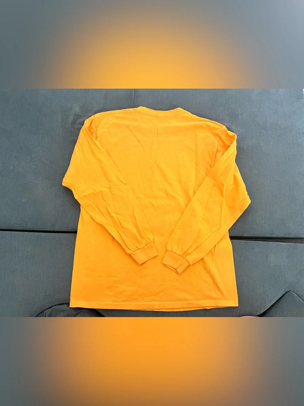 Peanuts Yellow Snoopy Wreath Long-Sleeve Holiday Christmas Tee